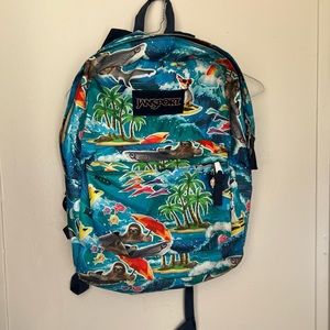 Jansport Sloth and Sharks